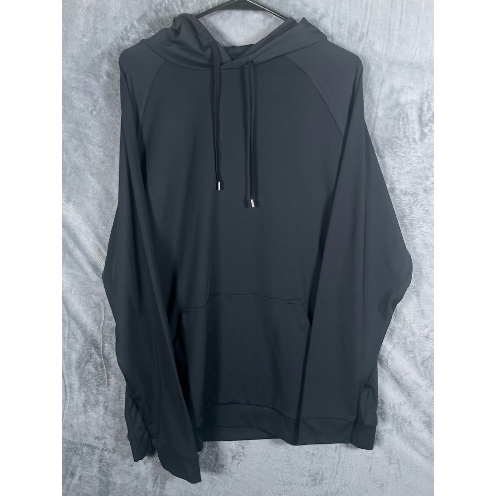 Grayson & Dunn Golf Men's Pullover Polyester Hoodie Black Size XL Brand New NWT